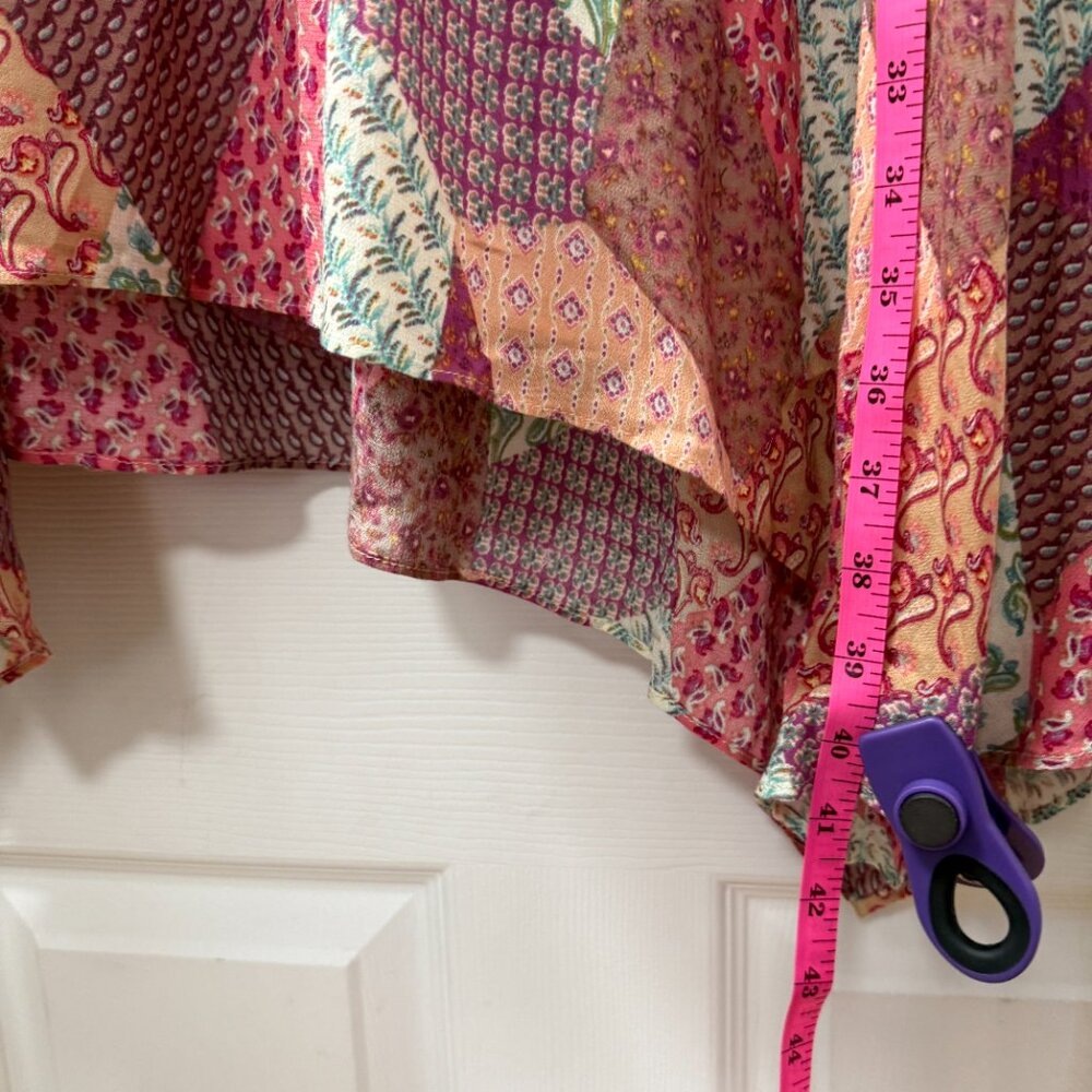 Nanette Lepore Multicolor Patchwork Quilt Print L… - image 5